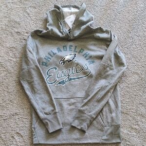 NWT Nike Philadelphia Eagles Gray Dri Fit Hoodie Size Small